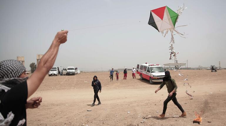 Feuerattacken auf Israel