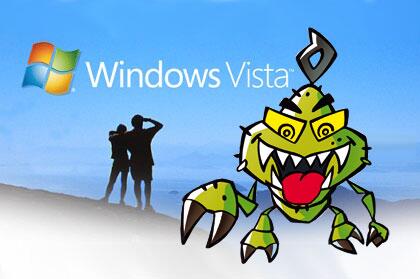 Windows Vista mit Virus