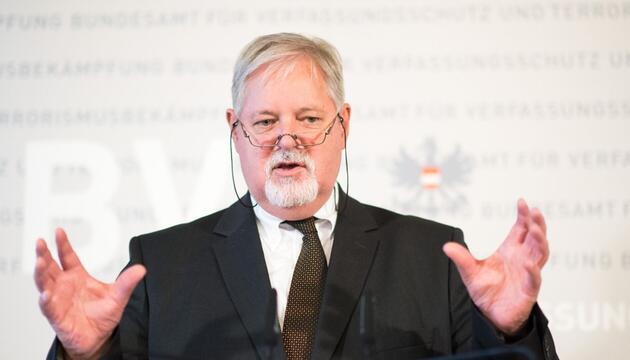 Peter Gridling sagte am 8. Verhandlungstag als Zeuge aus