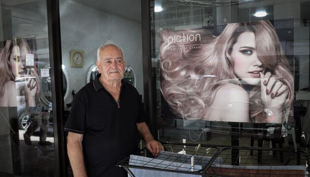 Libanesischer Friseur Elias Abboud