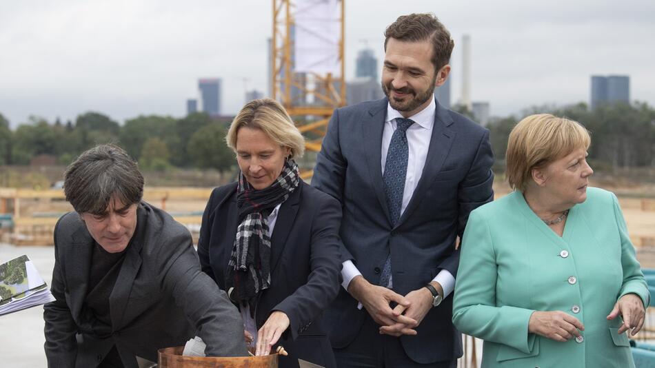 Foundation stone laid for new DFB Academy