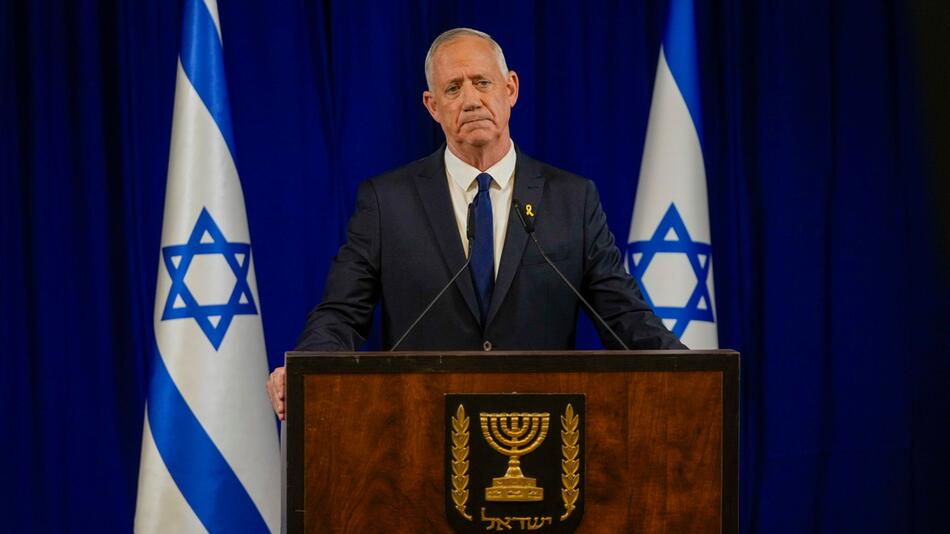 Nahostkonflikt - Minister Gantz verlässt Israels Regierung