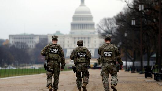 US-Nationalgarde patrouilliert in Washington