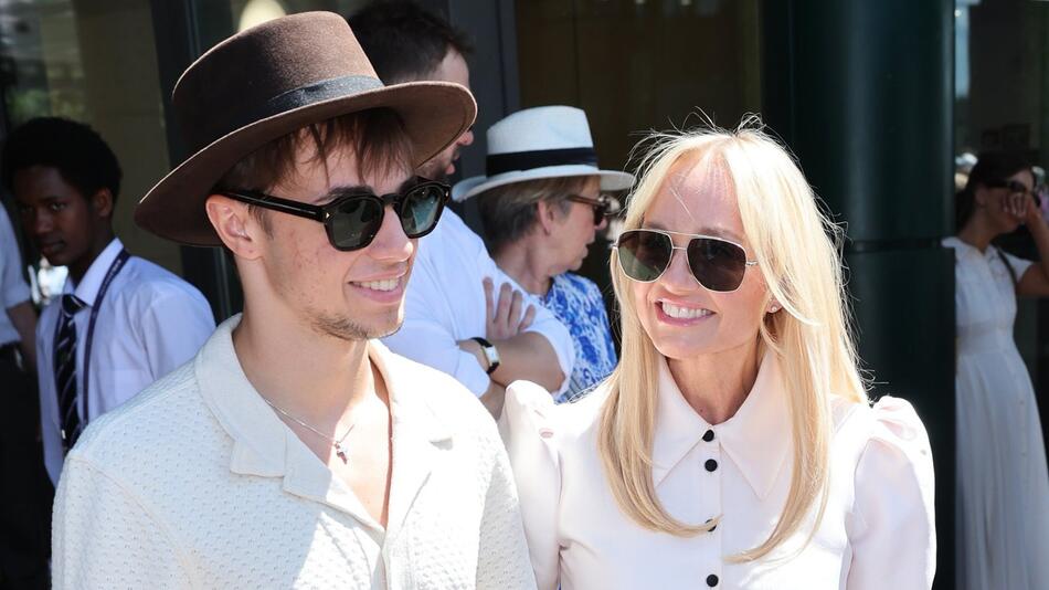 Emma Bunton und Sohn Beau hatten offensichtlich viel Spaß bei ihrem gemeinsamen Ausflug.