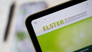 Das Online-Finanzamt "Mein ELSTER" auf einem Laptop