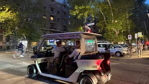 Einsatz von Golfcarts für Stadtrundfahrten in Rom