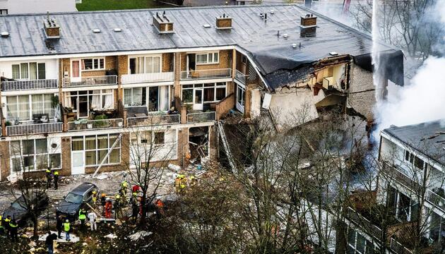 Mehrere Tote nach Teileinsturz von Haus und Explosion in Den Haag