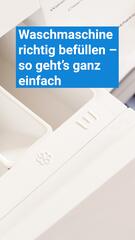 Waschmaschine richtig befüllen – so geht’s ganz einfach