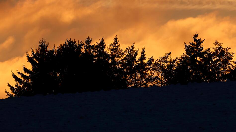 Sonnenuntergang, Winter