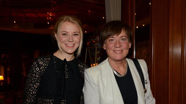 Miriam Neureuther und Rosi Mittermaier bei einem gemeinsamen Auftritt 2015.