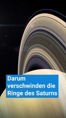 Unglaublich, aber wahr: Darum verschwinden die Ringe des Saturns