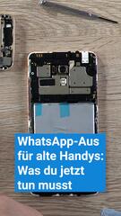 WhatsApp-Aus für alte Handys: Was du jetzt tun musst