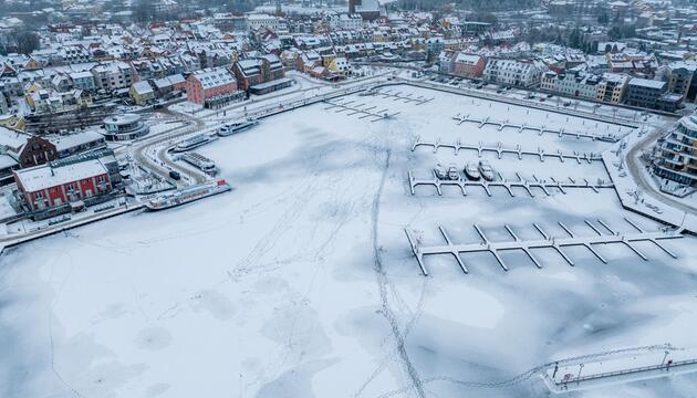 Winterwetter in der Seenplatte