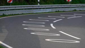 Kreise als Fahrbahnmarkierung