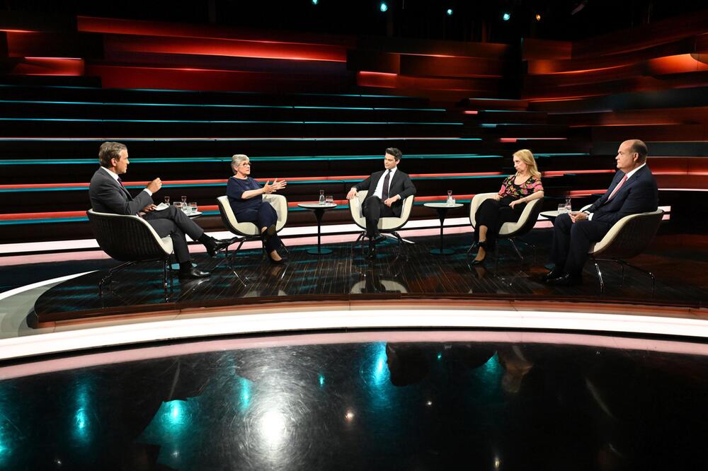 Markus Lanz, Britta Haßelmann, Christoph Ploß, Melanie Amann, Robin Alexander