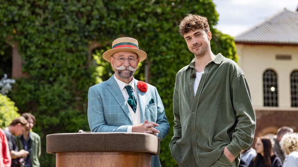 "Bares für Rares XXL": Horst Lichter (l.) und Timon Krause.