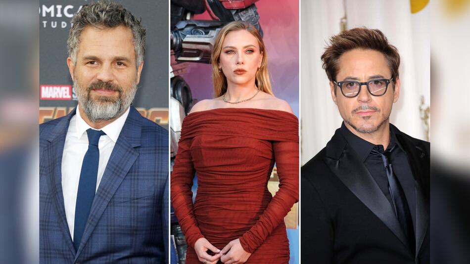 Mark Ruffalo, Scarlett Johansson und Robert Downey Jr unterstützen Kamala Harris.