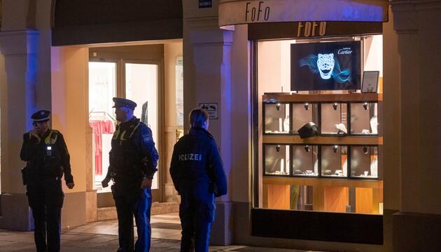 Einbruch in Juweliergeschäft in München