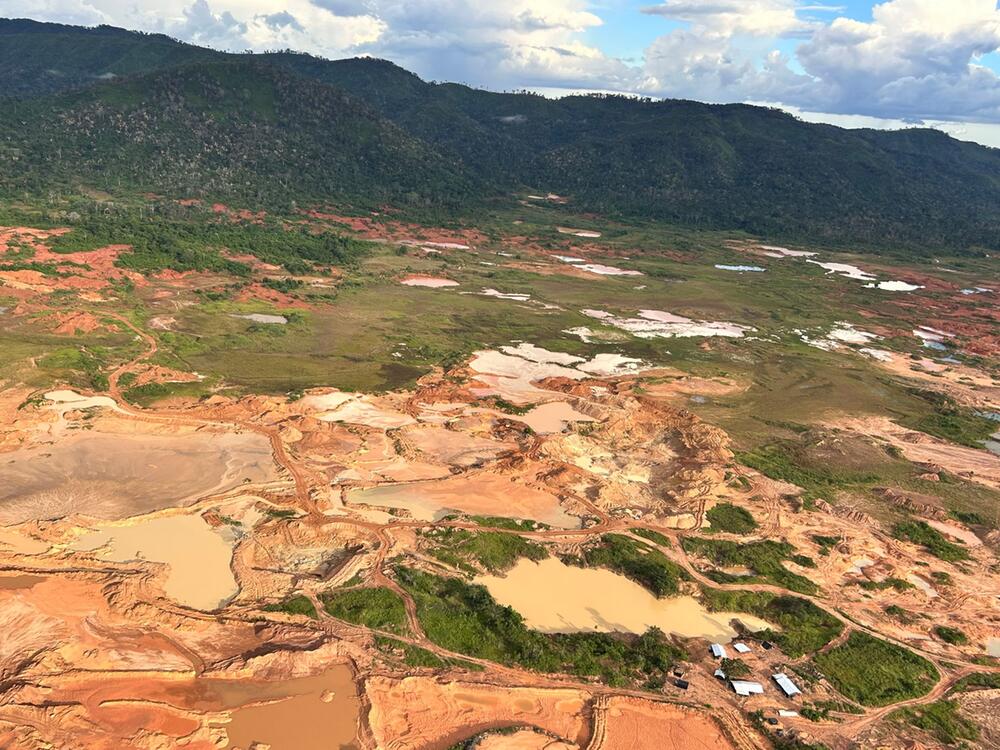Illegaler Goldabbau im Amazonas
