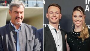 Markus Söder fiebert bei der Reit-WM mit Raphael Netz mit, dem Freund seiner Tochter Selina.