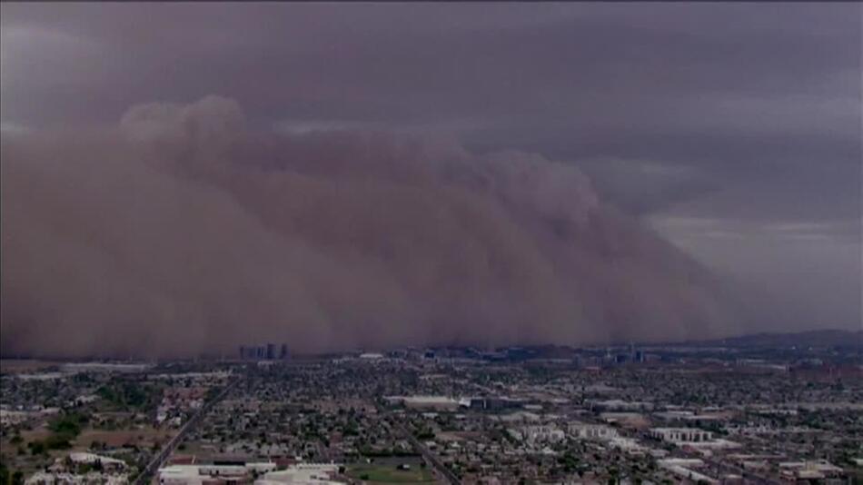 Arizona: Riesiger Sandsturm verdunkelt den Himmel