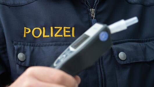 Der Alkotest ergab knapp zwei Promille