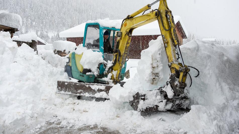 Wintereinbruch in Österreich