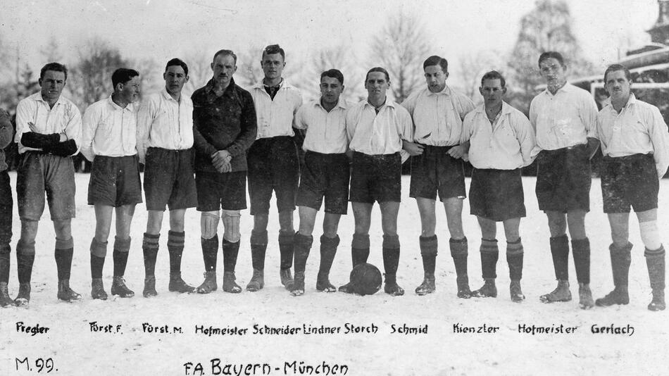 FC Bayern Mannschaft in den 1920er Jahren