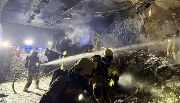 Brand im Brentenbergtunnel
