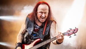 Conrad "Cronos" Lant während eines Auftritts von Venom im Juni 2026 in Schweden.
