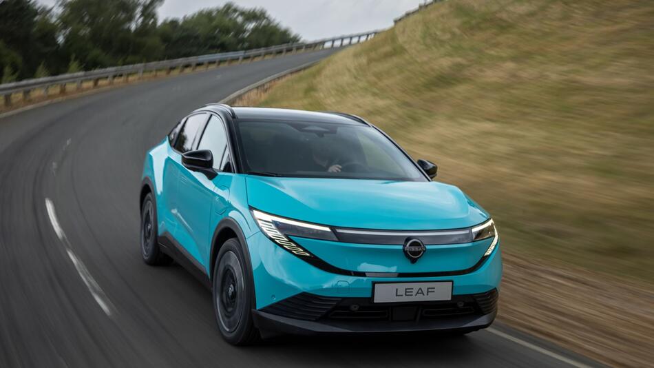 Fahransicht neuer Nissan LEAF
