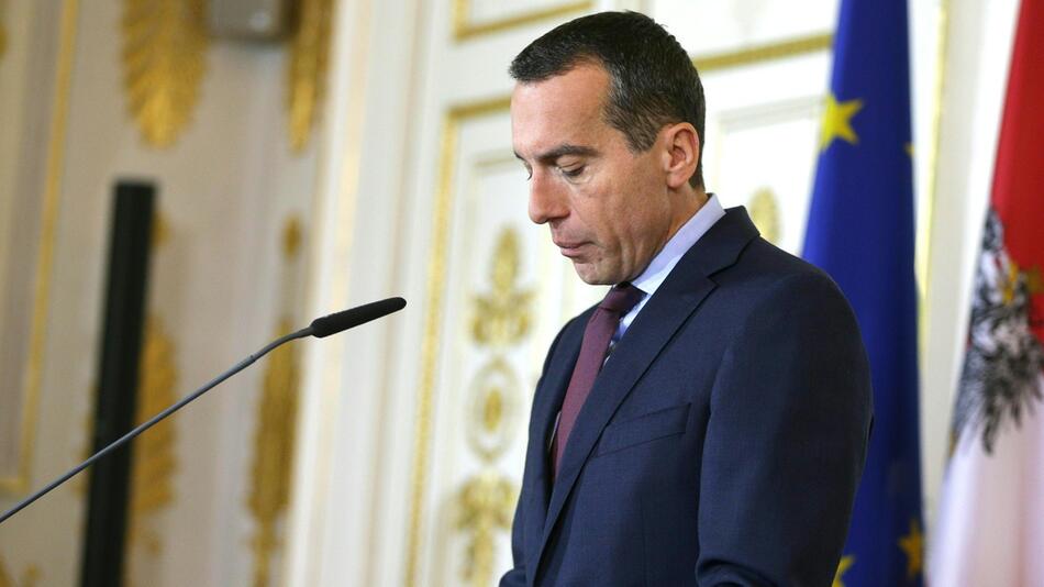 Christian Kern spricht bei PK