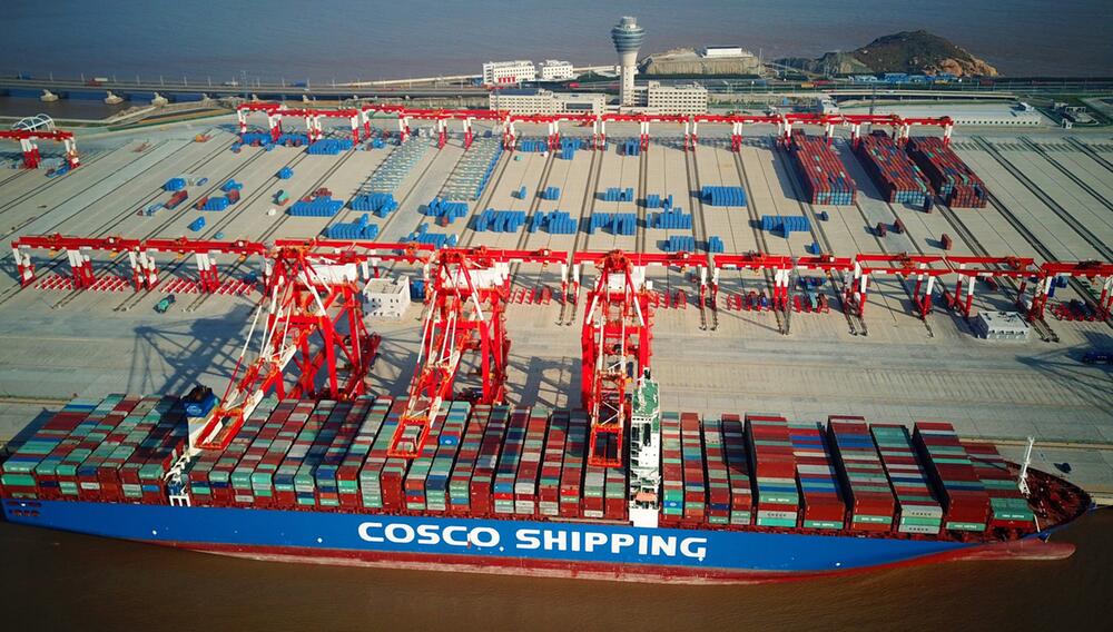 Containerterminal in China