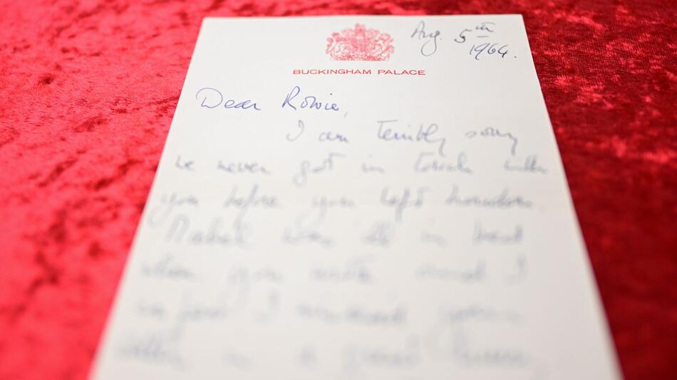 Brief von Queen Elisabeth II.