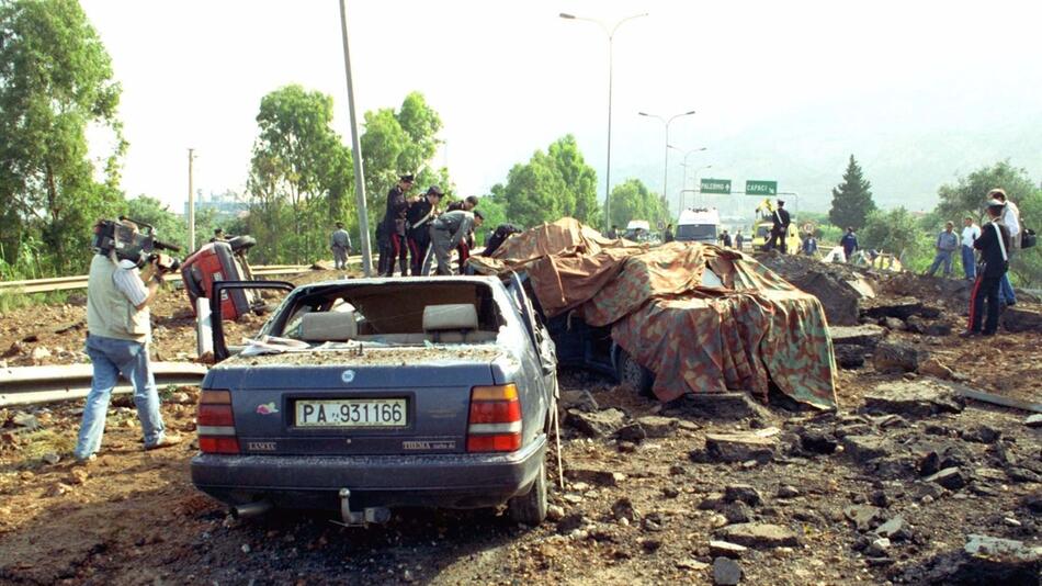 30. Jahrestag Ermordung des italienischen Mafia-Jägers Falcone