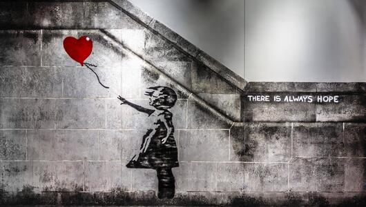 Girl with Balloon / There Is Always Hope (2002) – London