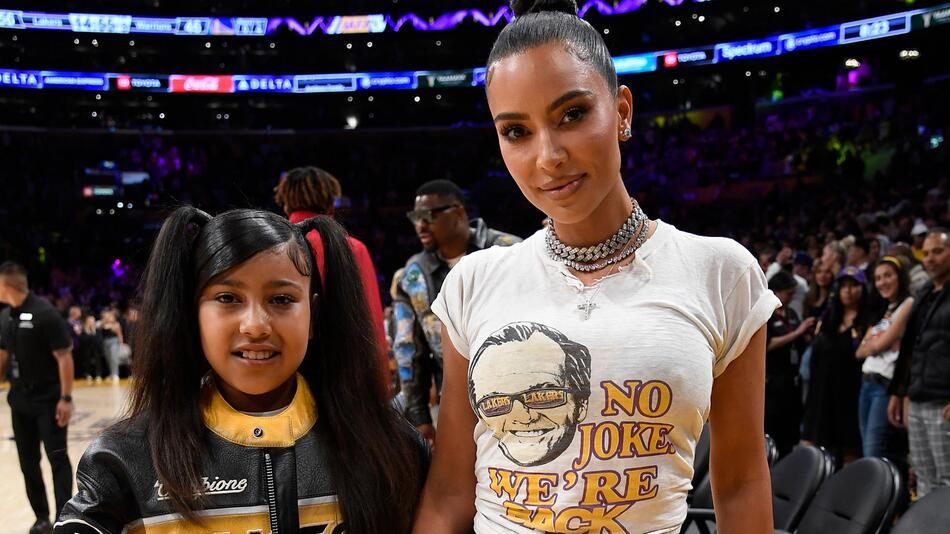 Kim Kardashian mit Tochter North