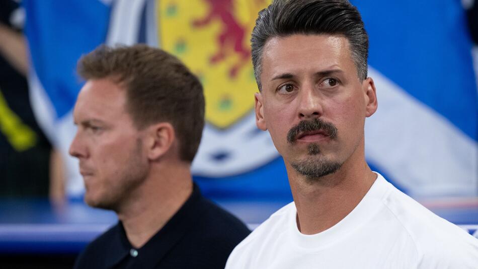 Sandro Wagner (r) und Julian Nagelsmann