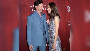 Hugh Jackman und Sutton Foster strahlten sich bei der Premiere von "Glennkill: Ein Schafskrimi" ...