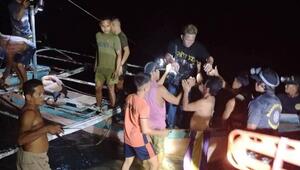 Brand auf Fähre auf den Philippinen