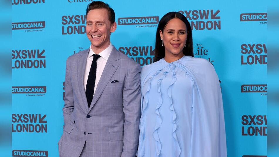 Tom Hiddleston und Zawe Ashton bei der Premiere seines Films "The Life of Chuck" in London.