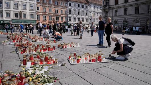 Nach Amoklauf in Graz - Trauer