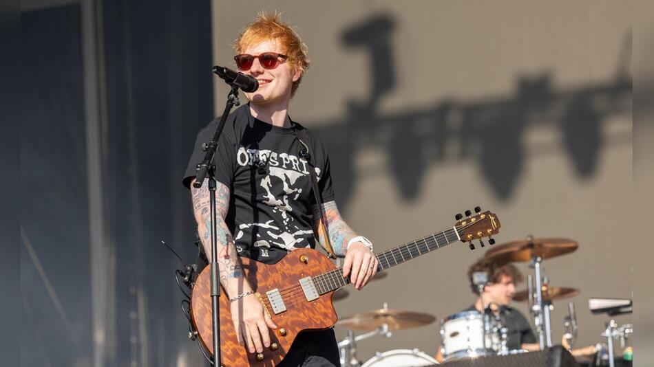 Ed Sheeran bei einem Festival-Auftritt im Mai 2024 in Kalifornien.