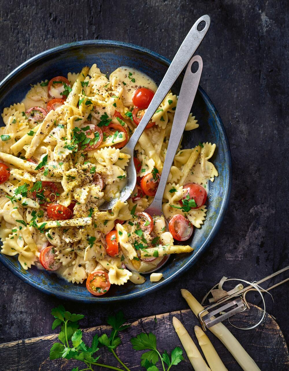 Spargel-Nudel-Salat