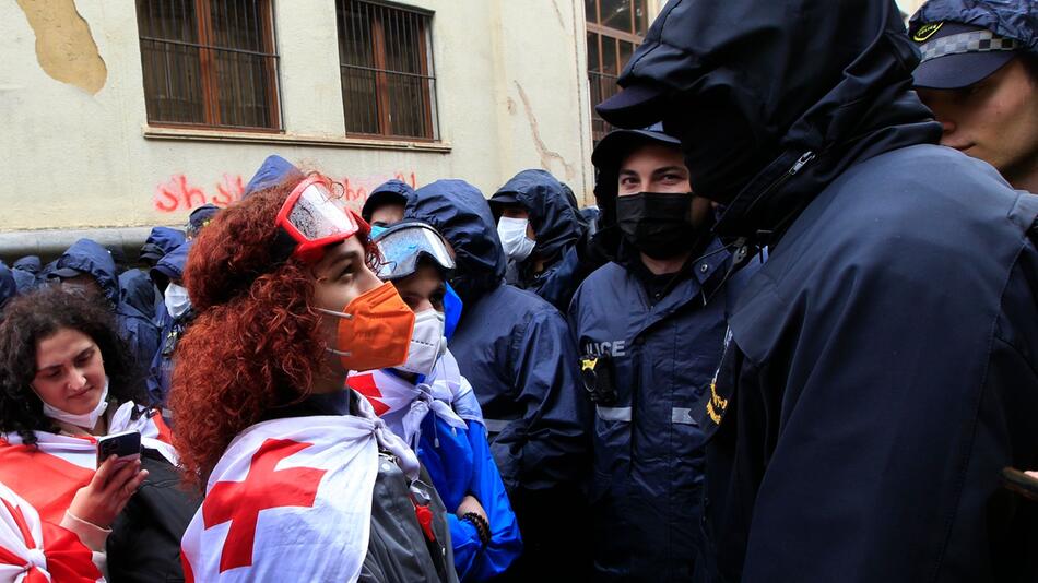 Demonstration in Georgien