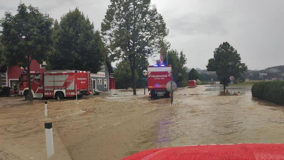 Überschwemmungen in Österreich