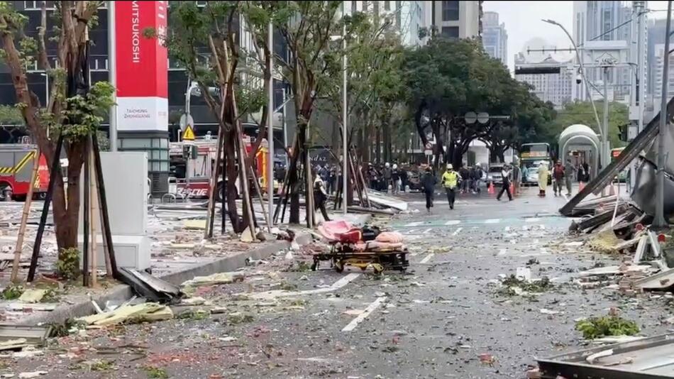 Explosion in Taiwan