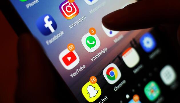 Soziale Netzwerke auf dem Smartphone