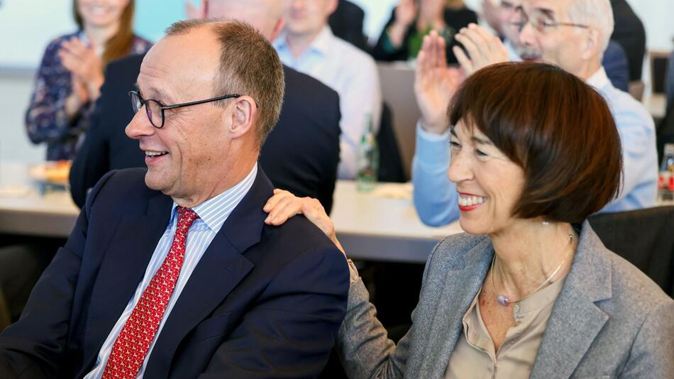 Friedrich Merz und seine Frau Charlotte