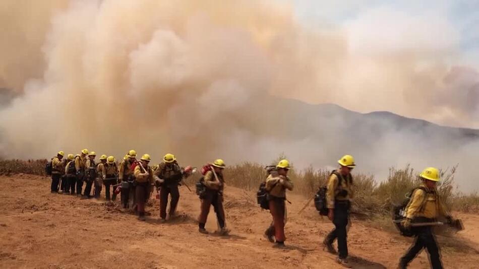 Waldbrand in Kalifornien dauert an